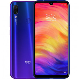 APARELHO CELULAR SMARTPHONE XIAOMI REDMI NOTE 7 128GB 4GB RAM TELA 6.3 AZUL