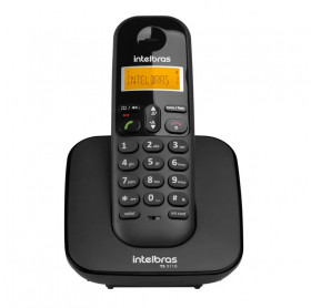 TELEFONE SEM FIO COM ID CHAMADAS INTELBRAS PRETO/BRANCO TS3110  