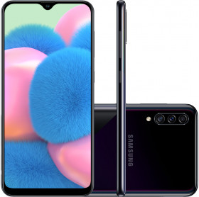 APARELHO CELULAR SMARTPHONE SAMSUNG GALAXY A30S PTO OC/64GB/4GBRAM/TELA 6.4