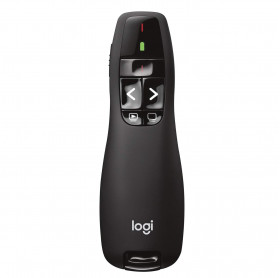 APRESENTADOR R400 LOGITECH LASER WIRELESS PRETO 910-001354