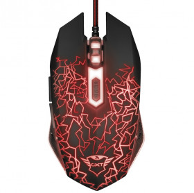 MOUSE USB TRUST 21683 GAMER GXT 105 IZZA LED 2400DPI PRETO