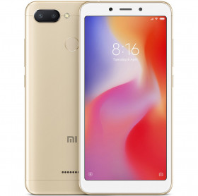 APARELHO CELULAR SMARTPHONE XIAOMI REDMI 6 64GB 4GB RAM TELA 5.45 DOURADO