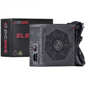 FONTE ATX 550W REAL PCYES ELECTRO V2 80 PLUS BRONZE PRETA S/CABO