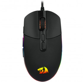 MOUSE USB GAMER REDRAGON M719-RGB INVADER 10.000 DPI PRETO