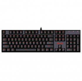 TECLADO USB GAMER REDRAGON MITRA MECANICO SWITCH BLUE K551-1 PRETO