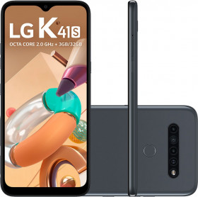 APARELHO CELULAR LG K41S TITANIO ANDROID/32GB/3GB RAM/TELA 6.55