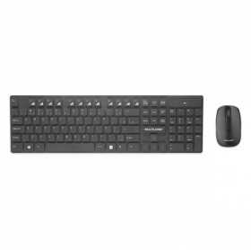 TECLADO E MOUSE SEM FIO PRETO TECLAS FLUTUANTES MULTILASER TC251