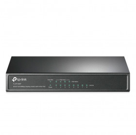 SWITCH 8 PORTAS TP-LINK SF1008P 10/100MBPS C/ 4 PORTAS POE