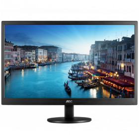 MONITOR LED 21.5 AOC E2270SWHE WIDE FULL HD VGA/HDMI VESA PRETO