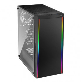 GABINETE ATX GAMER APACHE SOUL PRETO VIDRO TEMP A-ATX10-A1B AKASA S/FONTE