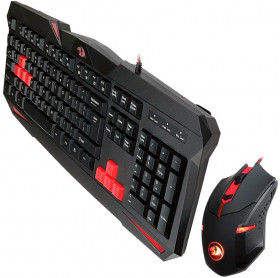 TECLADO E MOUSE USB GAMER REDRAGON VAJRA S101-2 PRETO