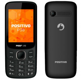 CELULAR POSITIVO P38 DUAL CHIP 3G TELA 2.8 PRETO 