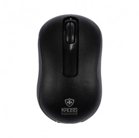 MOUSE SEM FIO RECARREGAVEL KROSS ELEGANCE KE-M300 PRETO 1000 DPI 