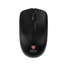 MOUSE SEM FIO KROSS ELEGANCE KE-M206 PRETO 1000 DPI 