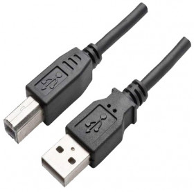 CABO USB 2.0 AM/BM 2 MT HOOPSON PRETO - IMPRESSORAS