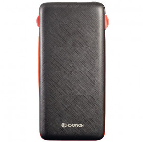 BATERIA PORTATIL HOOPSON PBH-10K 10.000MAH 1 USB 1 USB-C PRETO 