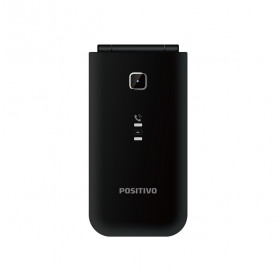 APARELHO CELULAR POSITIVO P50 FLIP DUAL CHIP TELA 2.4 PRETO