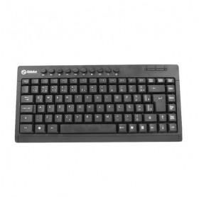 TECLADO USB MINI MULTIMIDIA SLIM PRETO SHINKA SH-T02