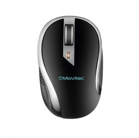 MOUSE SEM FIO MOVITEC OMW-01 1200DPI CINZA/PRETO