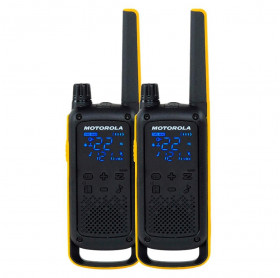 RADIO COMUNICADOR MOTOROLA T470BR PAR GO BEYOND 35KM IPX4 26 CANAIS 