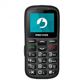 CELULAR POSITIVO P36 DUAL CHIP 3G TELA 1.8 PRETO - ANTENA EXTERNA