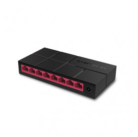 SWITCH 8 PORTAS MERCUSYS MS108G GIGABIT 10/100/1000 PRETO (HUB)