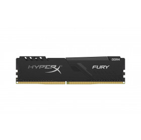 MEMORIA 8GB DDR4 KINGSTON HYPERX FURY 2400MHZ PRETA HX424C15FB3/8