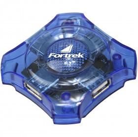 HUB USB 2.0 4 PORTAS HBU-401 FORTREK AZUL 