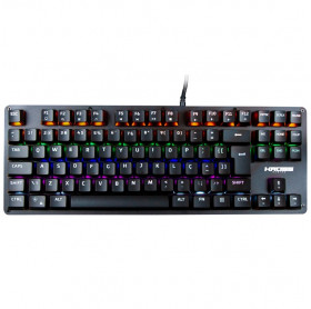 TECLADO USB GAMER KROSS ELEGANCE KE-KG120 ODINSON PRETO LED MECANICO