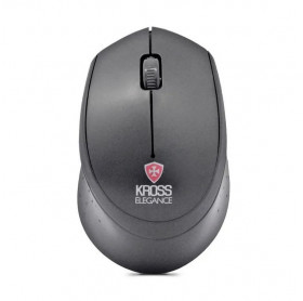 MOUSE SEM FIO RECARREGAVEL KROSS ELEGANCE KE-M305 PRETO 1600 DPI 