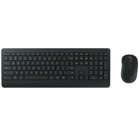 Teclado e Mouse Sem Fio Microsoft PT-0005 Desktop 900 Preto