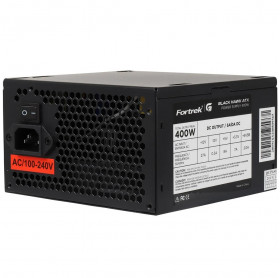 FONTE ATX 400W REAL FORTREK G BLACK HAWK 80 PLUS WHITE PFC S/CABO