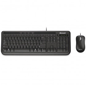 TECLADO E MOUSE USB 3J2-00006 MICROSOFT DESKTOP 600 BUSINESS PRETO