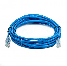 CABO DE REDE PATCH CORD CAT.5E 15MT AZUL GVBRAZIL CBR.115