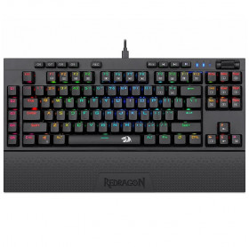 TECLADO USB GAMER REDRAGON MAGIC-WAND MECANICO K587RGB-PRO SWITCH BLUE PRETO