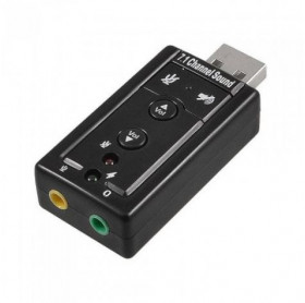 ADAPTADOR PLACA DE SOM 7.1 USB 2.0 COV.020