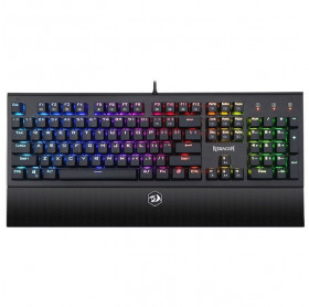 TECLADO USB GAMER REDRAGON ARYAMAN MECANICO K569RGB-1 SWITCH BLUE PRETO