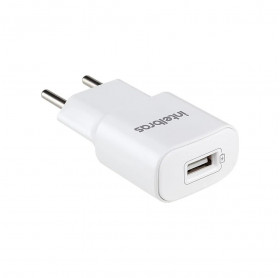 CARREGADOR DE TOMADA C/ 1 USB 2.4A INTELBRAS EC 1 FAST BRANCO