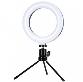 RING LIGHT ILUMINADOR 48 LEDS ANEL 6 POL COM TRIPE EXBOM ILUM-RO6W5