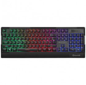 TECLADO USB GAMER MARVO SCORPION RAINBOW K606 