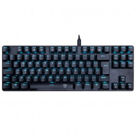 TECLADO USB GAMER MECANICO T-DAGGER BORA SWITCH AZUL T-TGK313-BL 