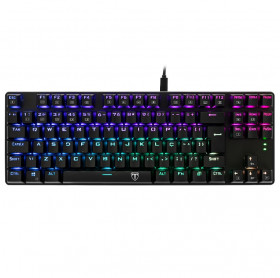 TECLADO USB GAMER MECANICO T-DAGGER BORA SWITCH RED T-TGK315-RD