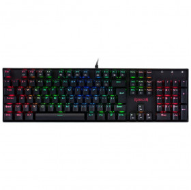 TECLADO USB GAMER REDRAGON MITRA MECANICO SWITCH RED K551RGB-1 PT-RED PRETO