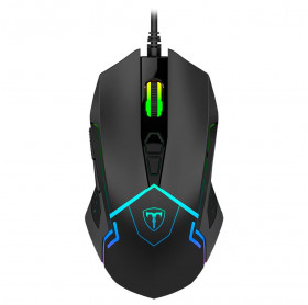 MOUSE USB GAMER T-DAGGER SENIOR RGB 4800 DPI PRETO T-TGM205