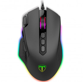 MOUSE USB GAMER T-DAGGER BETTLE RGB 8000 DPI PRETO T-TGM305