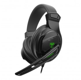 FONE DE OUVIDO COM MICROFONE GAMER T-DAGGER MCKINLEY T-RGH101 PRETO