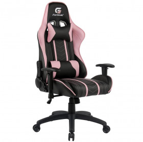 CADEIRA GAMER FORTREK BLACK HAWK PRETA/ROSA 140KG