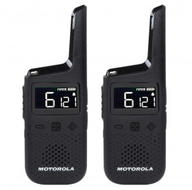 RADIO COMUNICADOR MOTOROLA T38 PAR GO PLACES 32KM IP54 26 CANAIS 