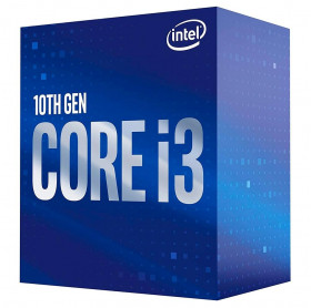 PROCESSADOR INTEL CORE I3-10100F 10 GERACAO 3.6GHZ 6MB LGA1200 - SEM VIDEO 