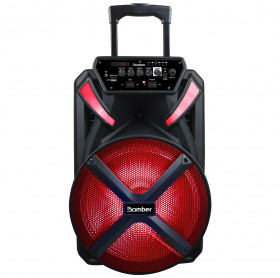 CAIXA DE SOM BOMBER PAPAO 500 12" 18W RMS BLUETOOTH MICRO SD FM 